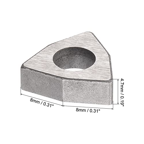 Image of uxcell Carbide Insert Seat Shim MW0804 Turning Tool Thread Lathe Shim Seats 10Pcs