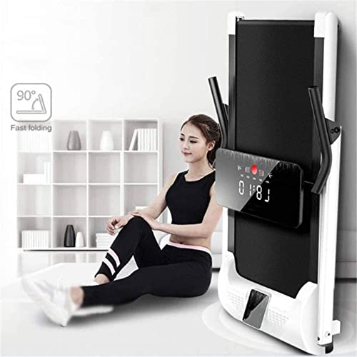 Image of Treadmills,Indoor Foldable Electric Treadmill Fitness Silent Tilting Treadmill LCD Sn 1-10Km /H,Magnetic Lock Design