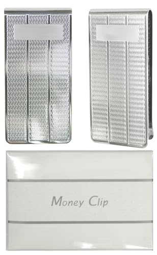 Money Clip in Silver Euro Size & Design MC065 FINEST-31718-NF2