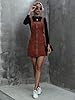 Floerns Women's Corduroy Button Down Pinafore Over... #3