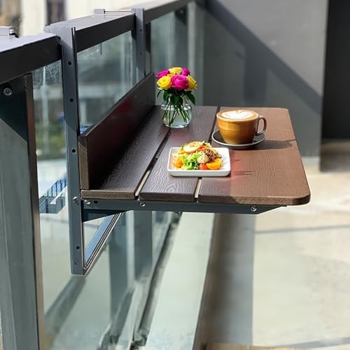 Table d'Extérieur Pliante Suspendue avec Fixation Réglable - 3