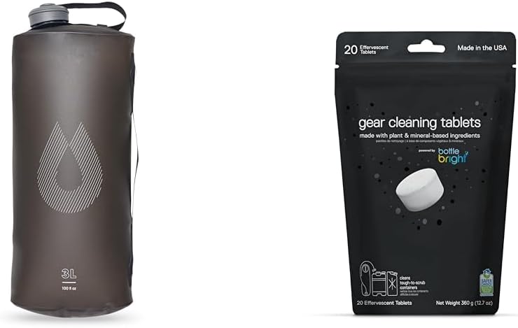 HydraPak Seeker - Collapsible Camping Water Storage (2L, 3L, 4L, 6L, 10L) - BPA & PVC Free, Hydration Reservoir Bag, Leak Proof