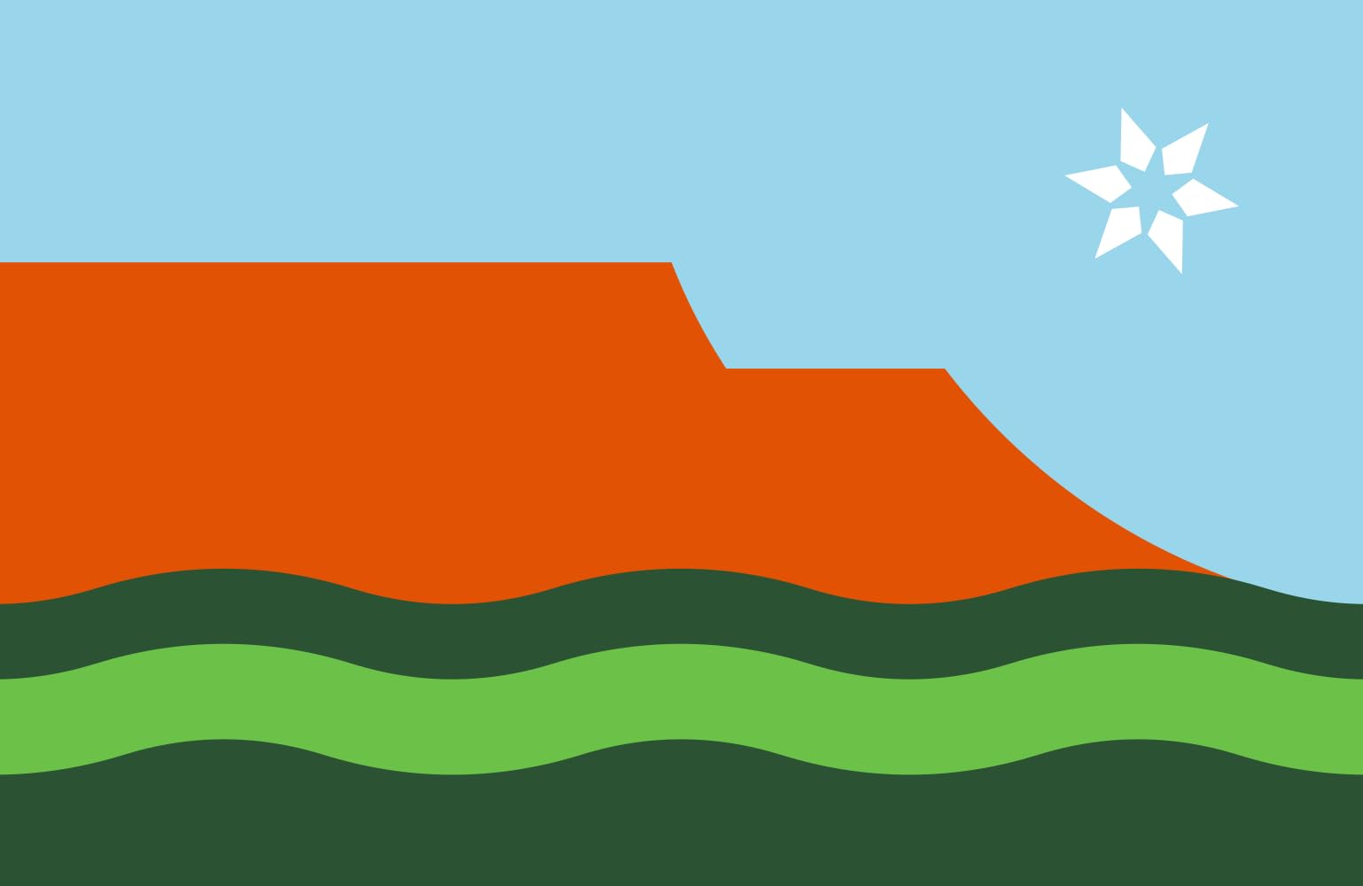 Drapeau Green River Utah grand format bannière murale usa
