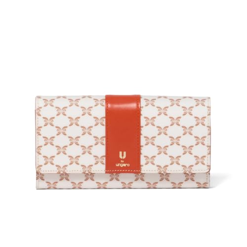 [ユー バイ ウンガロ]ダブルファスナー長財布【ミレーユ】レディース 蝶プリント UULW5CT3