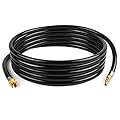 GASPRO 18-Foot RV Quick Connect Propane Hose for Portable Fire Pit, Camp Chef Explorer, Outland Living Fire Bowl, Camping Grill and More