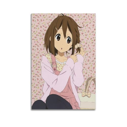 CEOK Póster de anime japonés K-ON!, K-ON! Póster de arte vintage para decoración de pared, póster de lienzo e impresiones póster de pared para estética de habitación, 20 x 30 cm, estilo sin marco