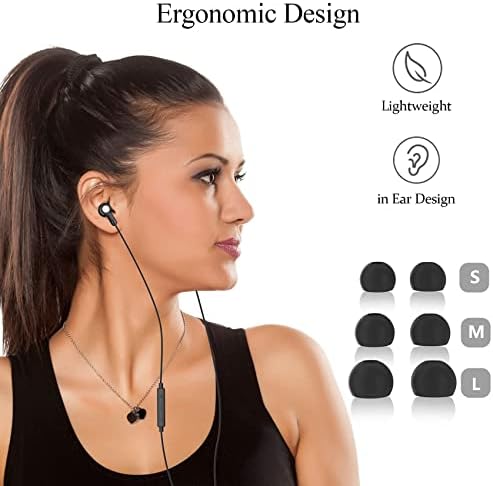 USB C Headphones, USB C Earphones In Ear Headphones HiFi USB C Earbuds with Mic Volume Control Compatible with Samsung S21 S20, Pixel 5 4 4a 3 2 XL, OnePlus 8T 8 Pro, Huawei P20 P30 P40 Mate 20 Pro