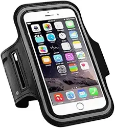 Capa de Braço para Celular 6.3 polegadas| Ideal para Corrida e Esportes (Azul Escuro)