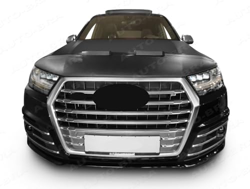 AB3-00505 CAR Hood Bra Compatible with Audi Q7 4M Since 2015 Front End Nose Mask Bonnet Bra STONEGUARD Protector Tuning