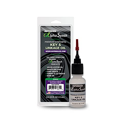 image for SuperSlick AlphaSynth Key & Linkage Oil - 0.5 US FL OZ (15 mL) - Woodw