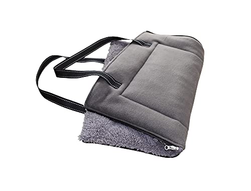 Nobby Decke/Tasche eckig Shanta, grau, 60 x 40 cm