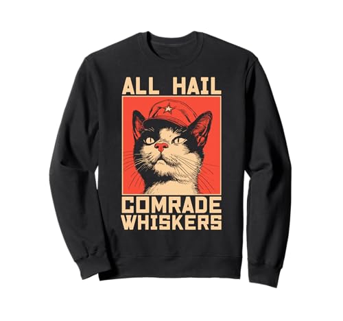 Salut à Tous, camarades Moustaches Sweatshirt