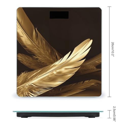 Báscula Digital de Baño con Vidrio Templado y Pantalla LCD miniatura 2