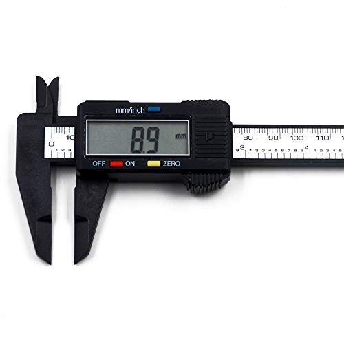 Outil de mesure des étriers de 0 à 6 po - Étrier électronique de micromètre avec grand LCD Écran, fonction d'arrêt automatique, de pouce et de millimètre de conversion...