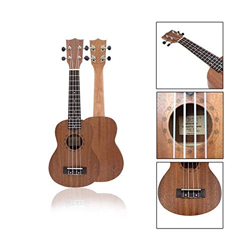 Ukuleles Mahogany Soprano Ukulele with Free Deluxe Stronghold Brand Soprano Musical Instrument New Ukulele Square Pattern Ukulele Instrument - Les Beatles, Paul McCartney, John Lennon, RIngo Starr, George Harrison Ukuleles Mahogany Soprano Ukulele with Free Deluxe Stronghold Brand Soprano Musical Instrument New Ukulele Square Pattern Ukulele Instrument – Image 5