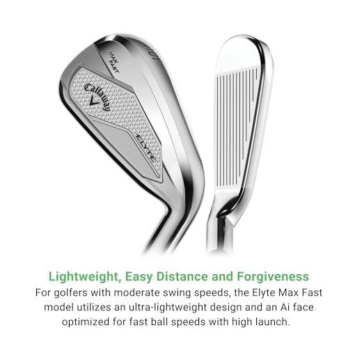 Callaway Elyte Max Fast 7 Iron – Left Hand, Stiff Flex