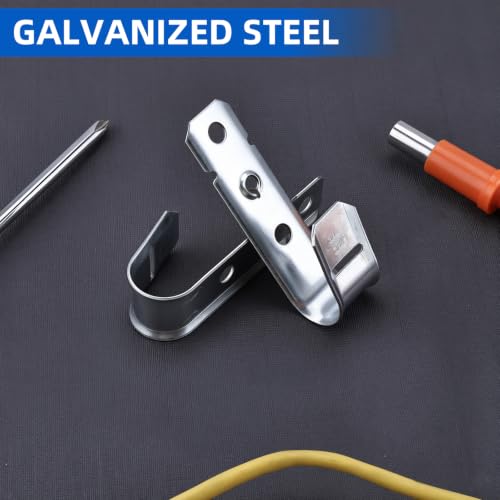 Ganchos de cable de 3/4 pulgadas para colgar cableado estructurado y gestión de cables de red 6