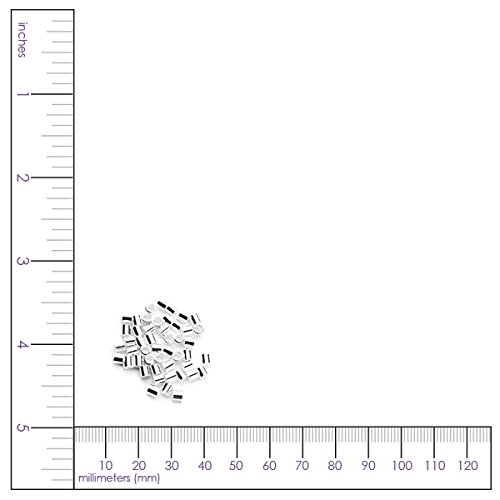 Cousin 2Mm Sterling Silver Crimp Bead - 50Pc #TOP2