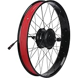 26 x 4 Inch Fat Tire Rear Drive Ebike Wheel, Ebike Replacement Rim Assembly | BAFANG 48V 750W High Torque Geared Motor, 175 mm Hub Spacing, Disc Brake Ready