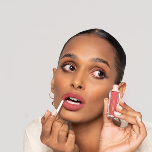 Image of Lusty Everyday Lip Formula, Velvet Finish Lip Color, Lightweight Smooth Texture, Deep Rose Shade | 5ml