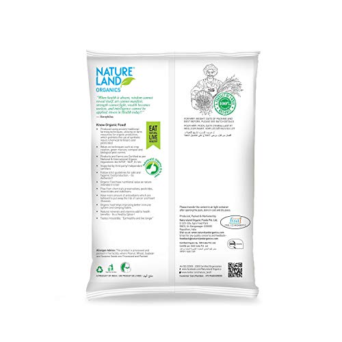 Image of Natureland Organic Barley Flour /Jau Flour 500 Gm - Healthy Organic Flour & Natureland Organics Ragi Flour 500 Gm - Organic Flour