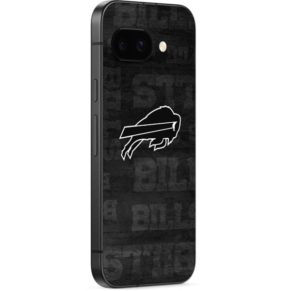 Skinit Decal Phone Skin Compatible with Google Pixel 9a - Officially Licensed NFL Buffalo Bills Black & White Design