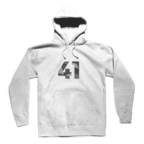 Sweatshirt blanc 41 Number homme sweat capuche unisexe coton