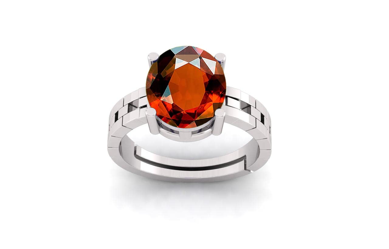 Todani Jems 11.25 Ratti Gomed/Hessonite Ring Natural Quality & Original Stone Panchdhatu Adjustable Ring for Men and Women (B09TH35J51) Amazon Price History, Amazon Price Tracker