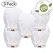 Produktbild GCOA 5 Pack Chinesische Himmelslaternen - umwelt freundliche, 100% biologisch abbaubare, drahtlose, feuerfeste Papierlaterne, die in den Himmel gebracht werden soll (5er Set, Weiß)