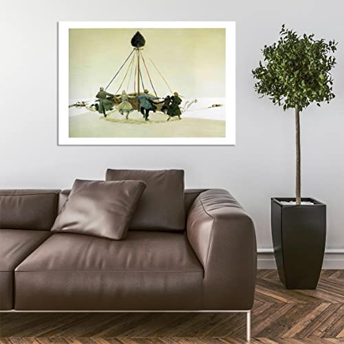 Impression Andrew Wyeth Snow Hill grand format pour habiller un mur