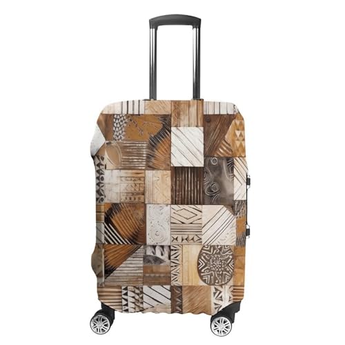 Luggage Cover Elastic Suitcase Cover Anti-Scratch Suitcase Covers Travel White And Brown Luggage Covers Luggages Protector for Travel Adult Luggages Decorative 18-32 Inch