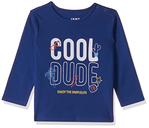 Image of Amazon Brand - Jam & Honey Baby Boy's Full Sleeves 100% Cotton Printed Regular Fit T-Shirts | New Born Baby Clothes-0 to 24 Months (Pack of 3)