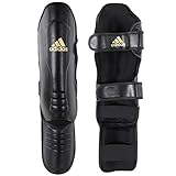 adidas Hybrid Super Pro Schienbeinschutz Schwarz/Gold-XL