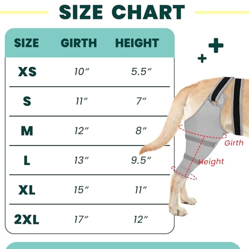 Image of Dog Rear Leg Sleeve to Stop Licking, Hind Leg Protector for TPLO Recovery, ACL Surgery, Wounds or Skin Issues, Soft Breathable Cover for Large Medium Small Dogs