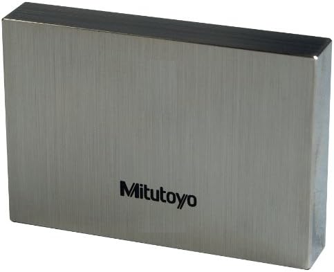Mitutoyo Steel Rectangular Gage Block, ASME Grade AS-1, 0.15 mm Length