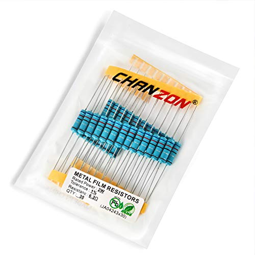 Chanzon 30pcs 2W 6.2 Ω ohm Metal Film Fixed Resistor