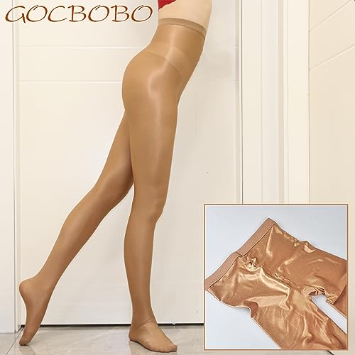 Women's Dance Tights 70 Denier Shimmery Tights High Waist Shiny Pantyhose Sexy Silk Pantyhose Glitter Stockings3
