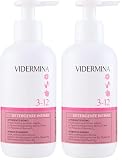 Vidermina 3-12 Detergente Intimo – 250 ml – Delicato Lenitivo e Protettivo – Per Igiene Intima Bambini 3-12 Anni – Con Pantenolo Vitamina B12 Estratti di Calendula e Melograno – pH 5.2