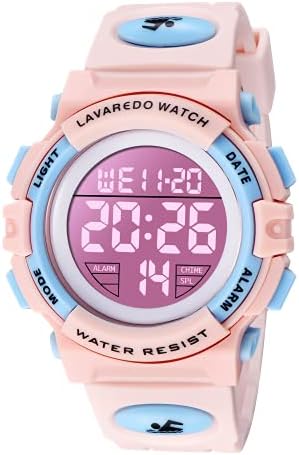 Kids Watches, Boys Digital Outdoors Sport Watch Multifunction Waterproof Digital Watch with LED Light Alarm and Calendar Date for 6-15 Year Old Boys Kids