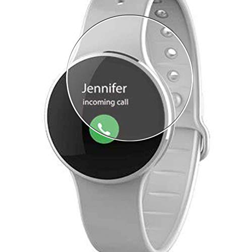VacFun Lot de 3 Protection d'écran en Verre Trempé, compatible avec MyKronoz ZeCircle2 ZeCircle 2 smartwatch Smart Watch, 9H Film Protecteur Tempered Glass Screen Protector