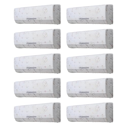 Copertura antipolvere in tessuto non tessuto traspirante riutilizzabile protezione di stoccaggio per condizionatori d'aria cucina soggiorno decorazioni per la casa modellata protezione articolo