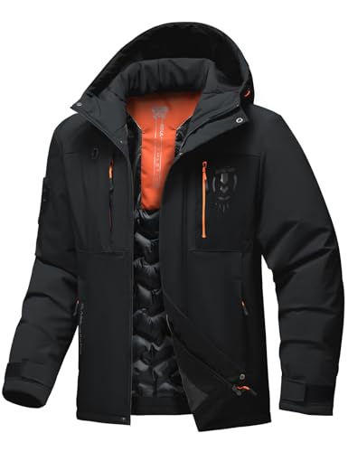 Amazon.com: BANTREK Men's Winter Jacket Waterproof Ski Snow Coat