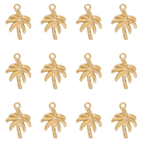 Breloques cocotier pour bijoux de plage et style estival bohème