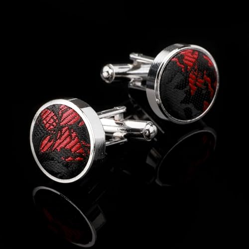 Image of HISDERN Bow Ties for Men Pretied Bow Tie Set Paisley Classic Bowties and Pocket Square Cufflinks Set for Wedding Party