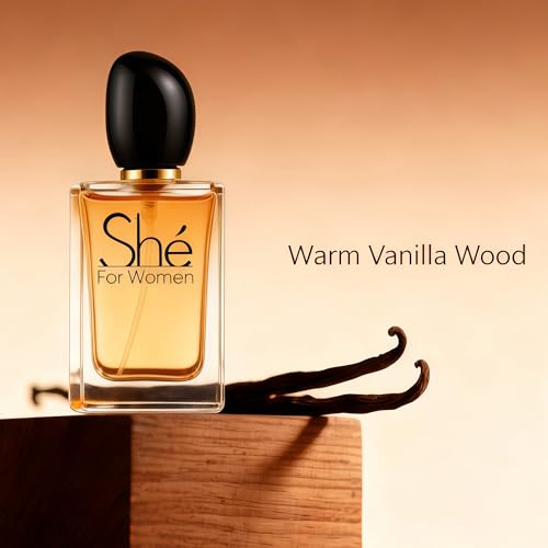 Image of AFLUXE She, Perfume for Women, Long Lasting EDP, Feminine Scent, Delicate Fragrances for Women, Day to Night Wear, 3.4 Fl Oz