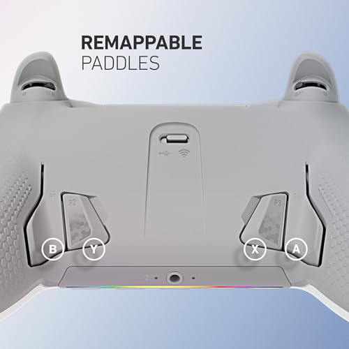 SCUF ENVISION PRO Wireless V1 (2023) PC Gaming Controller - Five Remappable G-Keys - Remappable Back Paddles - Instant Triggers - iCUE Compatible - White by SCUF - Image 3