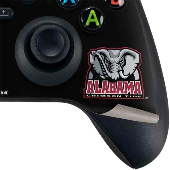 Vista 52 de Skinit Decal Gaming Skin Compatible with Xbox Series X Bundle - Officially Licensed University of Alabama Roll Tide Roll Design
