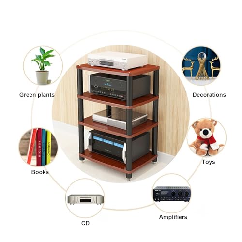 Meuble tour audio multimédia vertical pour composant stéréo et salon