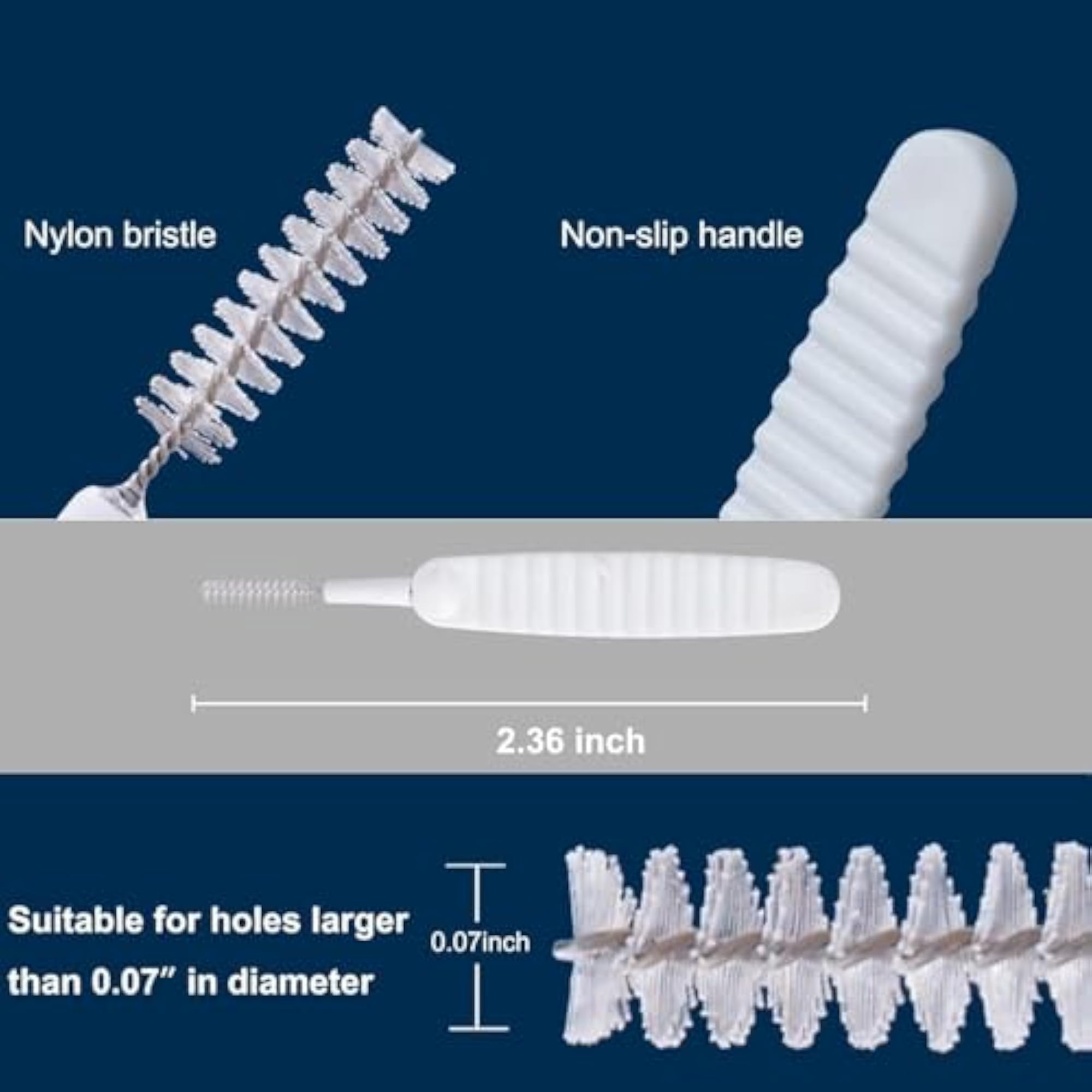 10 Pcs Shower Head Cleaning Brush Set