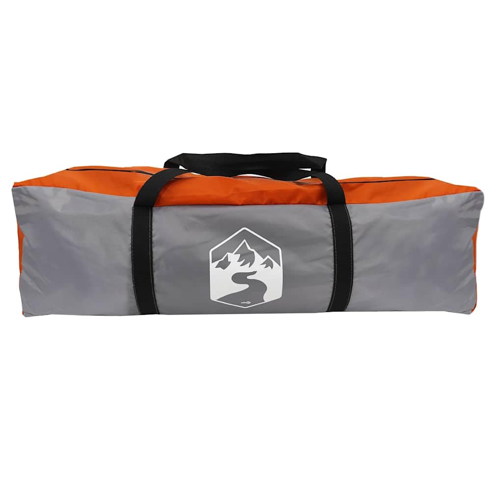 Kuppel-Campingzelt 2 Personen Grün Wasserdicht mit E-Anschluss, Einfacher Aufbau, Rundum Wasserdichtes Polyester Zelt für Outdoor-Abenteuer, Winddicht und Leicht Tragbar